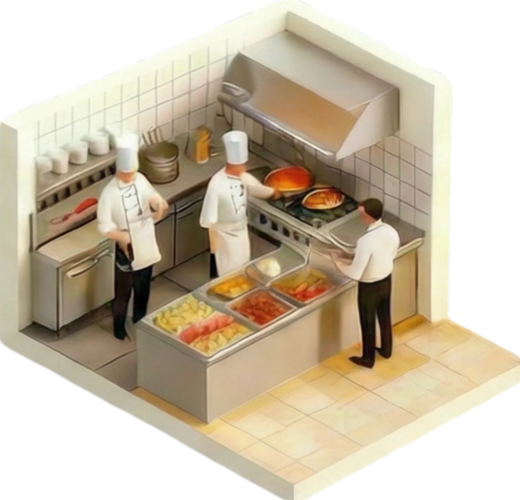 Restaurant kitchen
